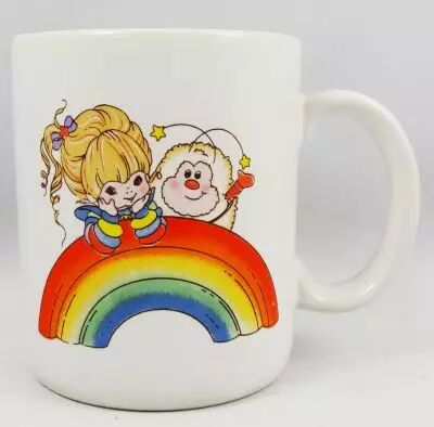 Rainbow Brite - Mug c�ramique \ Blondine et P\'tit Malin\  - Hallmark1983