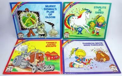 Rainbow Brite - Octopus Books Ltd - Lot of 4 Story Books (1985)