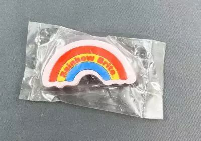 Rainbow Brite - Pink Strawberry Scented Erasers / Gommes Parfum�es Rose - Rainbow / Arc en Ciel - Ambassador 1983