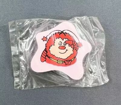 Rainbow Brite - Pink Strawberry Scented Erasers / Gommes Parfum�es Rose - Romeo Sprite / P\'tit Calin - Ambassador 1983
