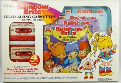 Rainbow Brite - Read-Along Cassettes 4-story Gift Pack - Buena Vista Records 1984