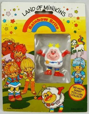 Rainbow Brite - Schleich - PVC figure Twink Sprite (on \ Land of Minikins\  card)