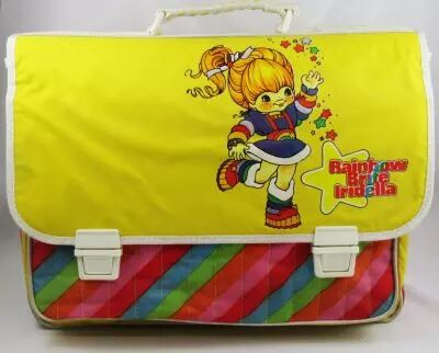 Rainbow Brite - School Back Pack / Sac Cartable d\'�colier \ Iridella\  -  Hallmark 1983
