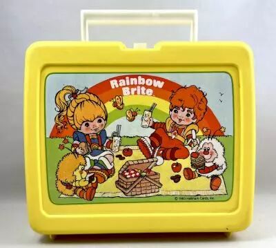 Rainbow Brite - School Lunch Box Kit - Thermos 1984