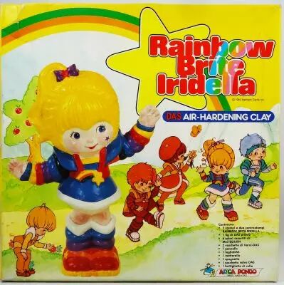 Rainbow Brite - Set de moulage � l\'argile - Adica Pongo Italie 1983
