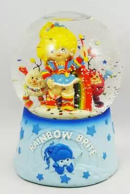 Rainbow Brite - Snow Globe / Boule � neige Blondine et les Sprites - Hallmark 2003