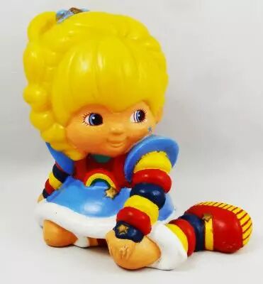 Rainbow Brite - Star Power - Rainbow Brite 7\  Coin Bank figure - 1983