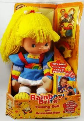 Rainbow Brite - Toy Play - Poup�e 40cm Talking Rainbow Brite / Blondine parlante - Hallmark 2004