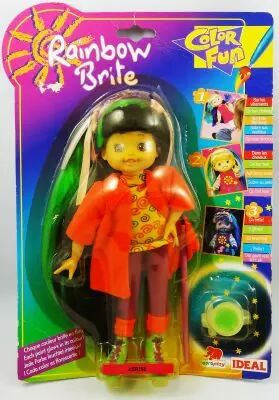 Rainbow Brite - Up, Up & Away - Poup�e 21cm - Color Glo Cerise - Ideal Hallmark 1997 