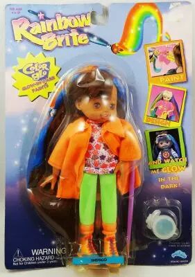 Rainbow Brite - Up, Up & Away - Poup�e 21cm - Color Glo Indigo - Hallmark 1997
