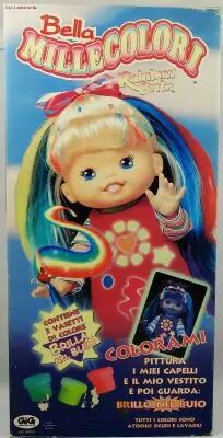 Rainbow Brite - Up, Up & Away - Poup�e 38cm - Color Glo Rainbow Brite Bella Millecolori - GIG Hallmark 1997