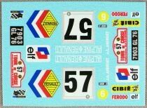 Rallye-Miniature - Decals Sheet - Alpine A110 Andruet Corse 1969 1:43