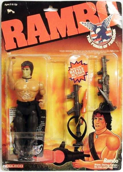 Rambo & The Force of Freedom - Coleco - John Rambo (mint on card)