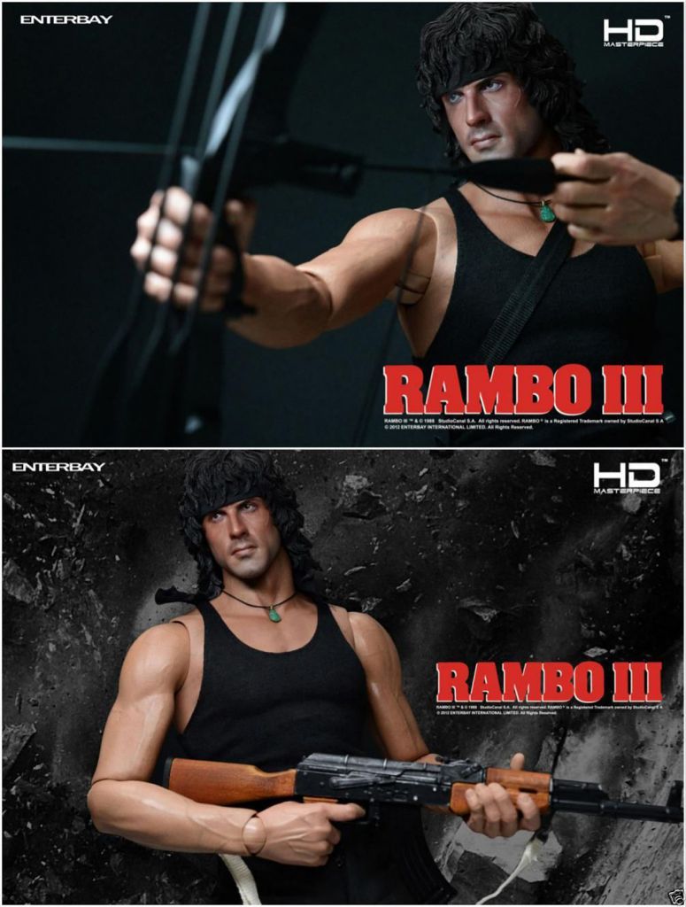 Rambo III EnterBay HD Masterpiece 1:4 Scale Action Figure Ra