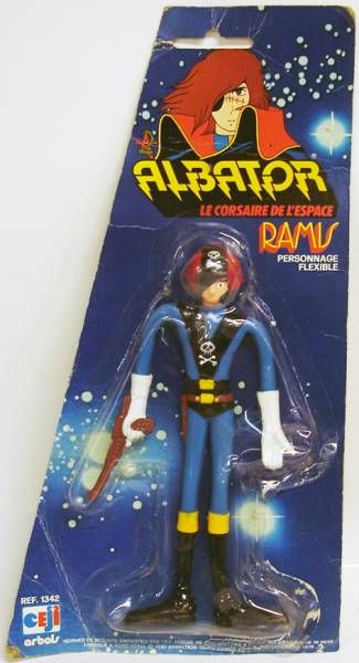 Figurine Albator flexible Vintage