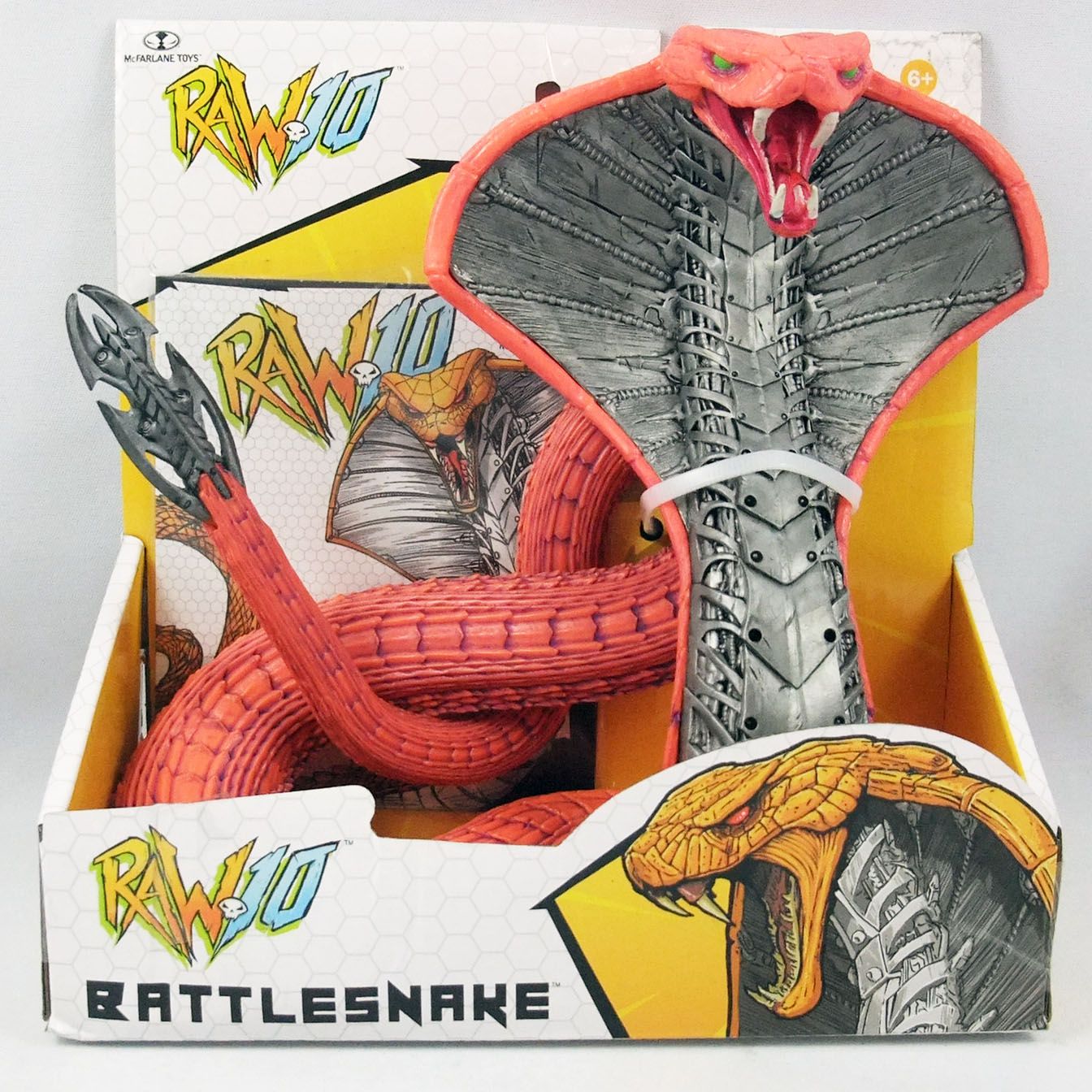2020 McFarlane Toys Raw 10 Battlesnake Cobra Snake Ship for sale online