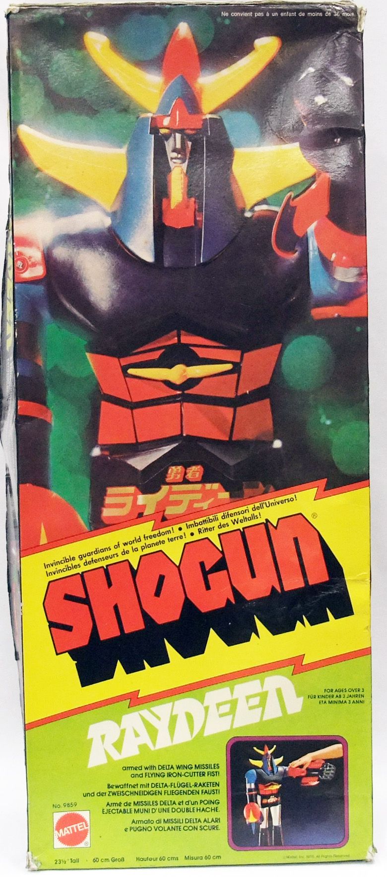 Raideen Jumbo Machinder Shogun Warrior Decals Mattel Raydeen REPRO STICKERS 