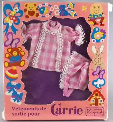 Raynal 795510 - Panoplie V�tements de Sortie pour Carrie - Jupe & Chemisier Blanc & Rose Neuf Boite