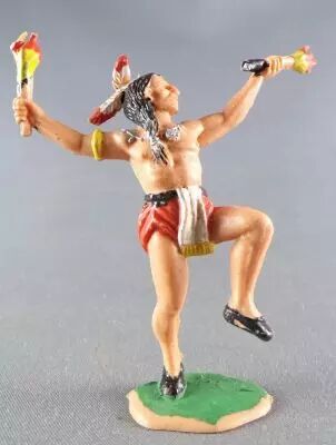 Reamsa - Wild West - Indians - Footed Dancing with Torches N� 98