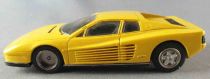 Record Ferrari Testarossa Jaune 1984 Kit Résine Montage Usine 1/43