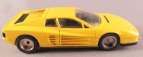 Record Ferrari Testarossa Jaune 1984 Kit Résine Montage Usine 1/43