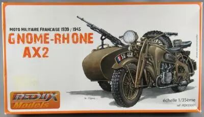 Redux Models RDX35001 - WW2 Gnome-Rhone AX2 Moto Fran�aise 1939/1945 1/35 Neuf Boite