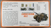 Redux Models RDX35001 - WW2 Gnome-Rhone AX2 Moto Française 1939/1945 1/35 Neuf Boite
