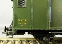 REE VB-002 Ho Sncf Voiture Fourgon Ocem 30 Dqm 25748 Bordeaux Feux Fonctionnels Neuf Boite