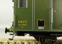 REE VB-004 Ho Sncf Voiture Fourgon Ocem 30 Dqm 39696 Rennes Feux Fonctionnels Neuf Boite