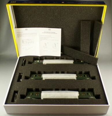 REE VB-041 Ho Sncf Coffret 3 Voitures DEV AO Courte U50 B10 Vert 301 Epoque IV Neuf Boite 