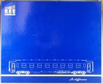 REE VB-041 Ho Sncf Coffret 3 Voitures DEV AO Courte U50 B10 Vert 301 Epoque IV Neuf Boite 