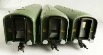 REE VB-046 Ho Sncf 3 x DEV AO Short Coach U50 B10 Green 306 Era IV Mint in Box