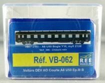 REE VB-062 Ho Sncf DEV AO Short Coach 1st Class 2126 A8 myfi U50 Green 306 Mint in Box