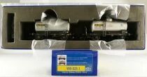 REE WB-028.1 Ho Sncf 2 Wagons Citerne 2 Essieux Ch&acirc;ssis Ocem 29 Algeco Neufs Boite
