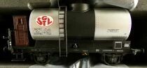 REE WB-029.1 Ho Sncf 2 Wagons Citerne 2 Essieux Ch&acirc;ssis Ocem 29 SGTL Neufs Boite