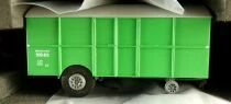 REE WB-056 Ho Sncf Single-Bearing UFR Wagon 2-Axles & Green Trailer Mint in Box