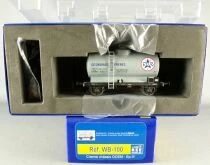 REE WB-100 Ho Sncf Tank Wagon 2-Axles Ocem Chassis 29 Demarais Azur Mint in Box