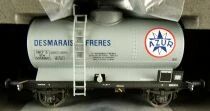 REE WB-100 Ho Sncf Wagon Citerne 2 Essieux Ch&acirc;ssis Ocem 29 Demarais Azur Neuf Boite