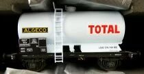 REE WB-107 Ho Sncf Tank Wagon 2-Axles Ocem Chassis 29 Algeco Total Mint in Box