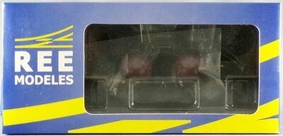 REE WB-128 Ho Sncf Low-sided Flat Wagon 2-Axles Ocem 29 JHO 104151 & 2 L. Charles Tanks Mint in Box