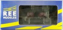 REE WB-128 Ho Sncf Low-sided Flat Wagon 2-Axles Ocem 29 JHO 104151 & 2 L. Charles Tanks Mint in Box