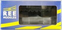 REE WB-134 Ho Sncf Low-sided Flat Wagon 2-Axles Ocem 29 JHO 105099 Axles Carrier Mint in Box