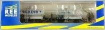 REE WB-196 Ho Sncf 2 Tank Wagons 2-Axles Ocem Chassis 19 Olazur & Desmarais Azur Mint in Box