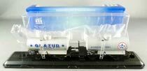REE WB-196 Ho Sncf 2 Tank Wagons 2-Axles Ocem Chassis 19 Olazur & Desmarais Azur Mint in Box