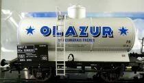 REE WB-196 Ho Sncf 2 Tank Wagons 2-Axles Ocem Chassis 19 Olazur & Desmarais Azur Mint in Box