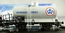 REE WB-196 Ho Sncf 2 Tank Wagons 2-Axles Ocem Chassis 19 Olazur & Desmarais Azur Mint in Box