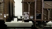 REE WB-288 Ho Sncf 2 Wagons Couvert Ocem19 KKw 2 Essieux Epoque III Neufs Boite
