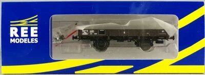 REE WB-361 Ho Sncf Low-sided Flat Wagon 2-Axles Ocem 19 Type A NhowJHO 102364 Mint in Box