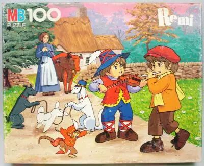 Remi Sans Famille - Puzzle MB 100 pi�ces (ref.3404.03)