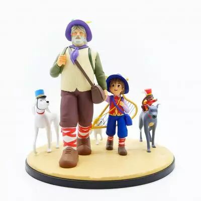 R�mi sans famille - Statues LMZ Collectibles : R�mi, Vitalis, Capi, Dolce, Zerbino & Joli-Coeur